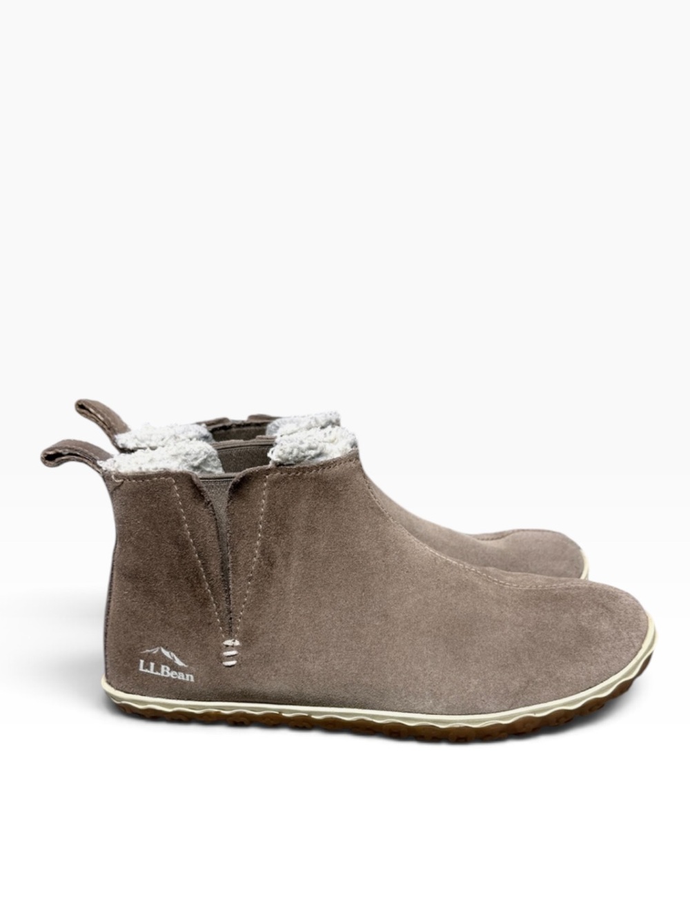 L.L. Bean Mountain Slipper Womens Size 8
Ankle Boots Brown Suede Fleece